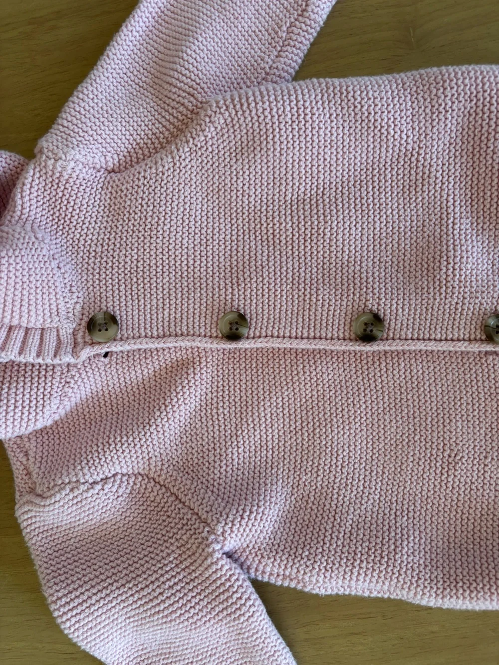 Old Navy Light Pink Knit Hooded Cardigan